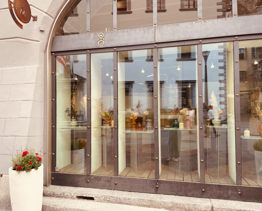 Façade de l'atelier Masson, Rue du Grand-Pont, Sion